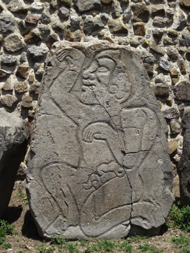 31 - Stone depicting congenital defects at Monte Albán