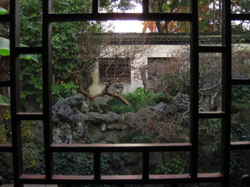6 - Window view in Yu Garden