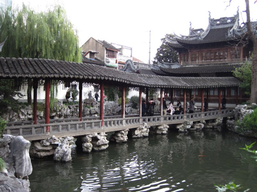 10 - Whimsical bridge in Yu Garden