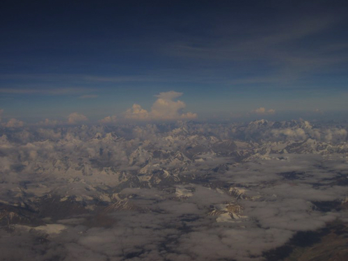 87 - Viewing the 
Himalayas from above
