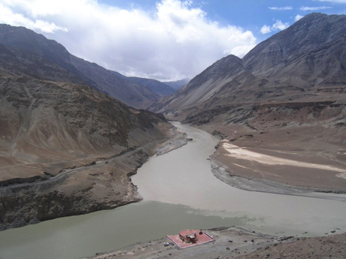 59 - The Zanskar River meets the Indus River