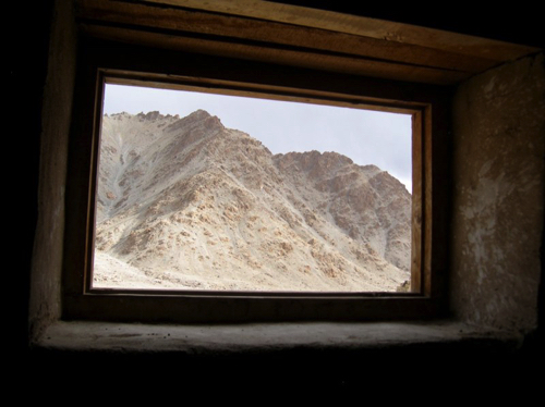 61 - View from the privy in 
the Likir Gompa