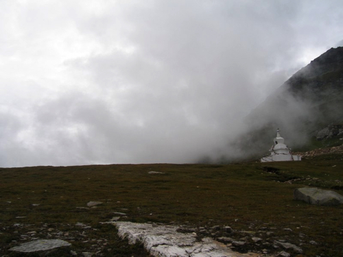 22 - Storm overtakes shrine on Rhotang Pass