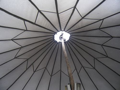 38 - Canvas roof in a dhaba