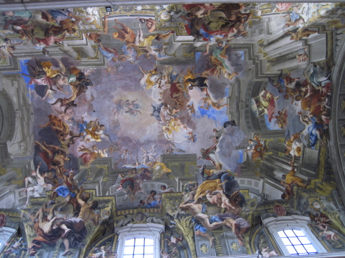 14 - Stunning Tromp d'oeil ceiling at the Chiesa di Sant’Ignazio di Loyola