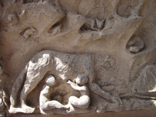 6 - Ancient Romulus and Remus at Ostia Antica