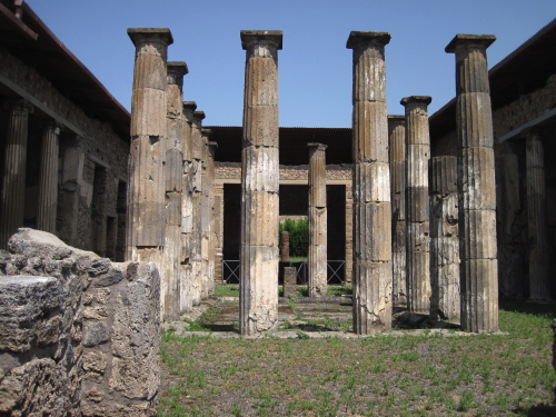 33 - Temple columns at Pompeii
