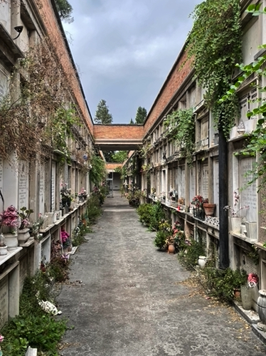 1 - Street of the dead in Verano Cemetery, Rome