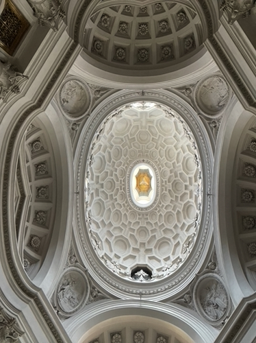 20 - Borromini's dome at the Chiesa di San Carlino alle Quattro Fontane