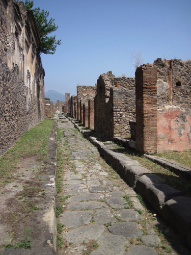 31 - Pompeii street and city wall