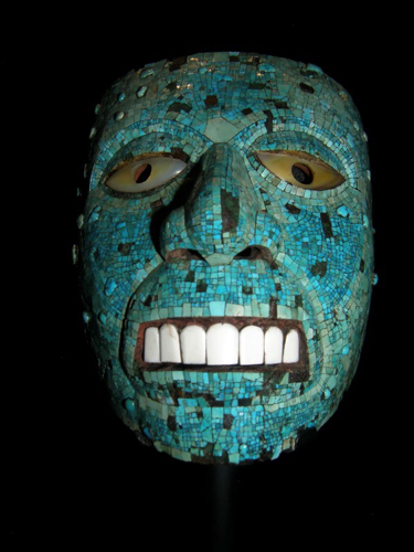 3 - Turquoise mozaic mask, British Museum