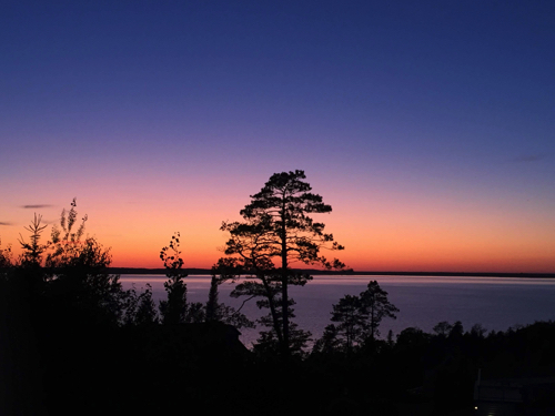 32 - Gorgeous sunset overlooking Saint Ignace
Mackinac Island, MI