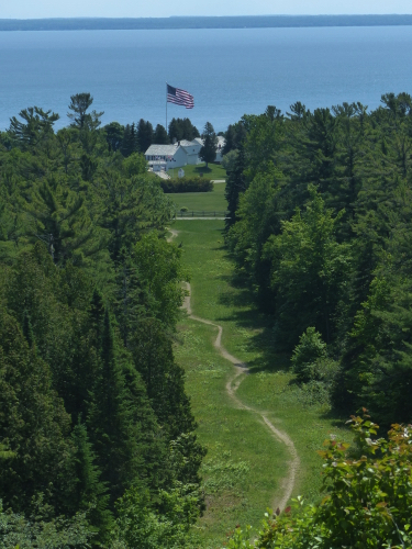 20 - View of Fort Mackinac from Fort Holmes
Mackinac Island, MI