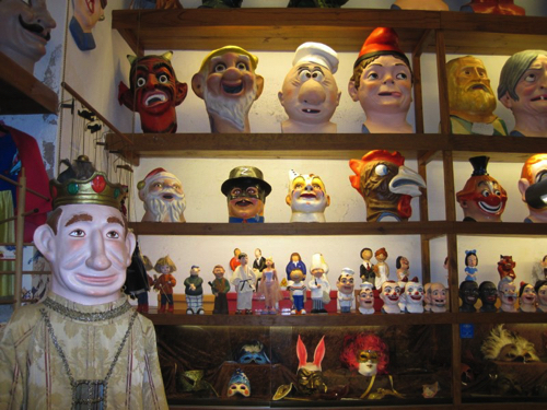 24 - Masks in the circus store