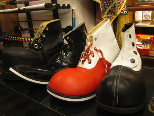23 - Clown shoes at the circus store