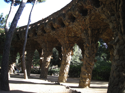 31 - Raised walkway at Parc Guell