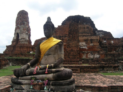 23 - Sashed Buddha, Wat Phra Mahathat, Ayuthaya