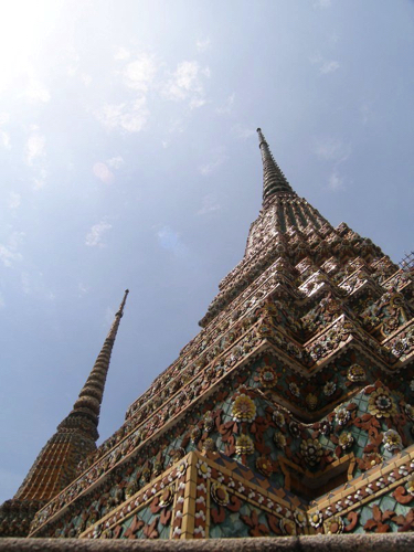 15 - Mosaic Chedi, Wat Pho, Bangkok